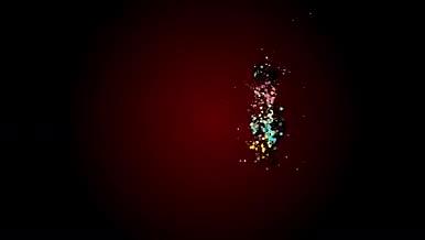粒子涂鸦logo演绎视频的预览图